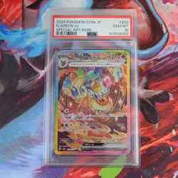 Pokemon Flareon ex 202/187 SV8a Terastal Fest Special Art Rare Holo PSA 10 - Image 1