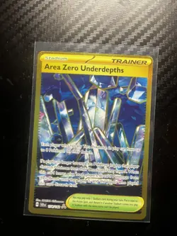 Pokemon Area Zero Underdepths 174/142 Stellar Crown Gold Hyper Rare Holo NM - Image 1