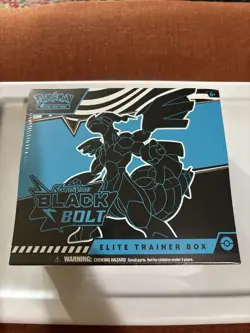Pokemon Black Bolt scarlet and violet elite Trainer Box etb Factory Sealed - Image 1