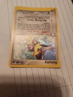 Delcatty 5/109 Ruby and Sapphire Holo Rare 2003 Vintage Pokemon TCG - Image 3