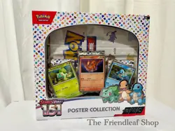 Pokemon TCG: Scarlet & Violet 151 Poster Collection Box - SHIPS SAME DAY 820650853166 - Image 1