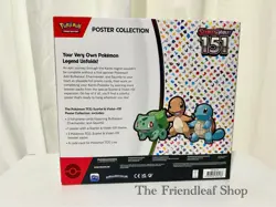 Pokemon TCG: Scarlet & Violet 151 Poster Collection Box - SHIPS SAME DAY 820650853166 - Image 2