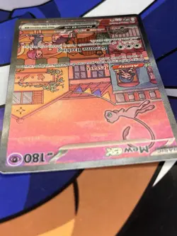 Pokemon TCG Mew ex 053 Scarlet & Violet Promo Full Art Holo EX - Image 3