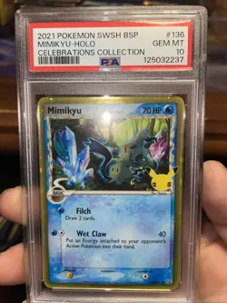 Pokemon Mimikyu Delta Species SWSH136 Sword & Shield Promo PSA 10 - Image 1
