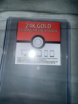 Blastoise 24K Gold Plated Pokemon Sticker Korean Striking Popping Candy - Image 3
