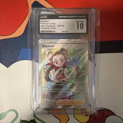 POKEMON TCG ROXANNE FULL ART 188/189 ASTRAL RADIANCE ULTRA RARE HOLO CGC 10 - Image 1