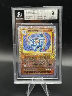 Machamp REVERSE Holo 15/110 Legendary Collection, BGS 9 Mint Pokemon - Image 1