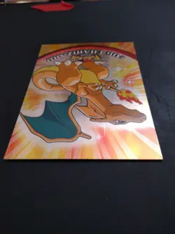 Topps Pokemon Charizard #06 (TV Animation Edition) Holo Foil Blue Logo NM - Image 2