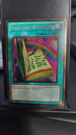 Yugioh Toon Table of Contents - GLD4-EN039 NM - Gold Rare - PROMO - Image 1