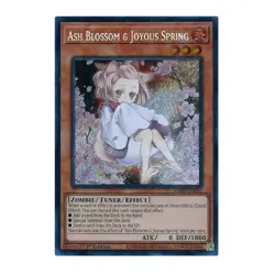 Yu-Gi-Oh! Ash Blossom & Joyous Spring (Alternate Art) (Secret Rare) - Quarter Ce - Image 1