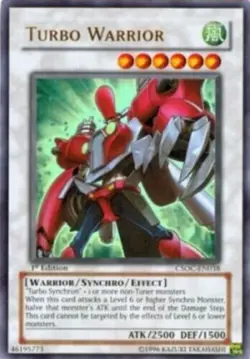 Yugioh-Turbo Warrior-Ultra Rare-UNL-CSOC EN038 (NM) - Image 1