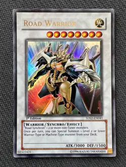 Yugioh Road Warrior 1st Edition Ultra Rare 5DS2-EN041 LP - Image 1