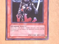 yugioh D.D. WARRIOR LADY DCR-027 1st Edition Super Rare Played - Image 4