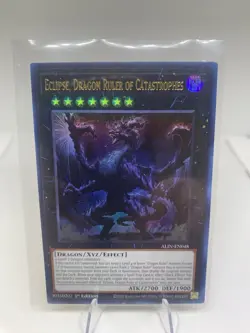 Yugioh! Eclipse, Dragon Ruler of Catastrophes - ALIN-EN048 - Ultra Rare - 1st Ed - Image 1