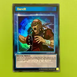 Yu-Gi-Oh! TCG Bandit Keith Speed Duel Skill Card EVSD-ENS02 Ultra Rare Holo Mint - Image 1