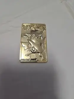 1999 Pikachu 23K Gold Plated Trading Card Burger King Limited Edition - Image 4