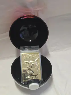 1999 Pikachu 23K Gold Plated Trading Card Burger King Limited Edition - Image 5