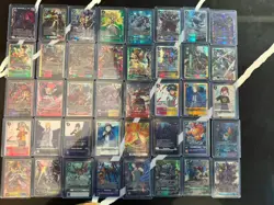 Digimon TCG 40 Holo Lot SR+C*+U*+SEC+ SR*+ P Cards Mixed Foil Near Mint+ - Image 1