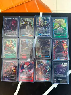 Digimon TCG 40 Holo Lot SR+C*+U*+SEC+ SR*+ P Cards Mixed Foil Near Mint+ - Image 2