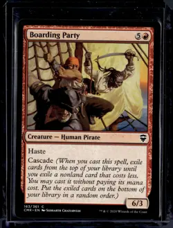 Boarding Party - 163 - CMR - NM - MTG Magic the Gathering - Image 1