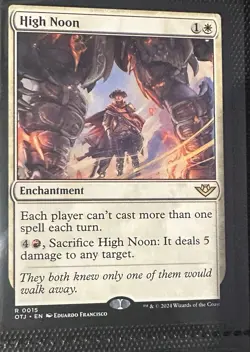 High Noon Outlaws of Thunder Junction Regular Mtg Magic The Gathering - Image 1
