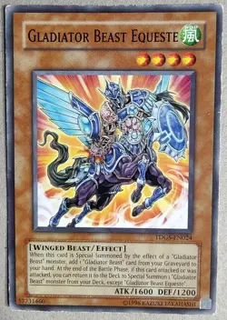 Gladiator Beast Equeste - Common - Yu-Gi-Oh! - TDGS-EN024 - Unlim. - HP - Image 1