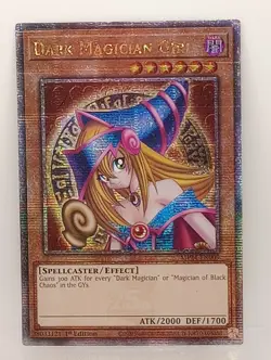 DARK MAGICIAN GIRL QUARTER CENTURY SECRET RARE MP24 YUGIOH! TCG ORIGINAL ART NM - Image 1
