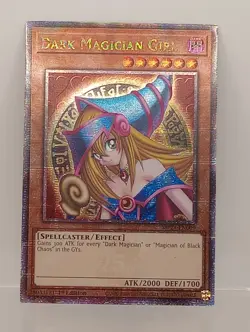 DARK MAGICIAN GIRL QUARTER CENTURY SECRET RARE MP24 YUGIOH! TCG ORIGINAL ART NM - Image 2