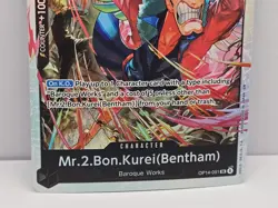 Mr.2.Bon.Kurei (Bentham) OP14-091 SR The Azure Sea's Seven ONE PIECE - Image 3