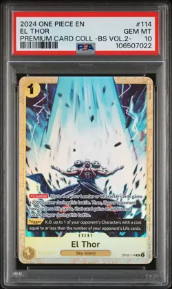 El Thor PSA10 2024 One Piece Premium Card Collection -Best Selection Vol.2- #114 - Image 1
