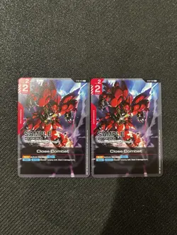 Close Combat - ST03-013 NM - Gundam TCG Card Game Beta Test Release - 2 copies - Image 2