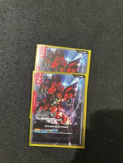 Close Combat - ST03-013 NM - Gundam TCG Card Game Beta Test Release - 2 copies - Image 5