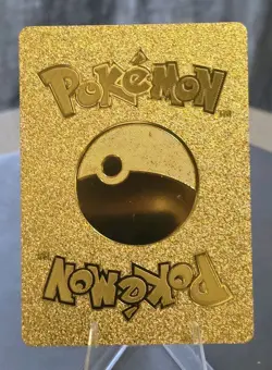 Pokemon Blastoise GX 240hp Gold Foil Fan Art Collector Card TCG - Image 2