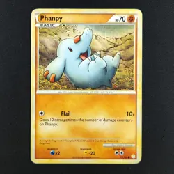 Phanpy 77/123 - Heart Gold Soul Silver - Pokemon Card - Image 1