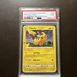 2020 Pokemon General Mills Pikachu SWSH039 - PSA 9 (Select your card) - Image 5