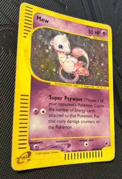 Pokemon Card- Mew-Expedition-Holo-19/165-Rare-ENG-Played - Image 3