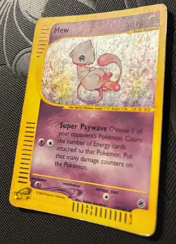 Pokemon Card- Mew-Expedition-Holo-19/165-Rare-ENG-Played - Image 4