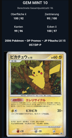 AOG 10 Pikachu Holo 057/DP-P Summer Battle Road Pokemon Promo Card Japanese 2007 - Image 1