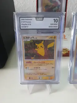 AOG 10 Pikachu Holo 057/DP-P Summer Battle Road Pokemon Promo Card Japanese 2007 - Image 2