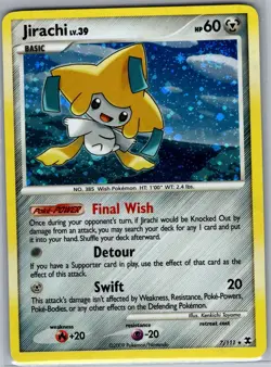 Jirachi 7/111 Holo Rising Rivals - Pokemon Card - NM - Image 1
