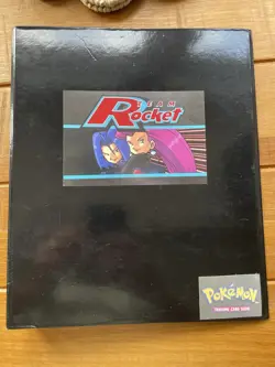 Home Made Team Rocket Card binder With Pockets and Card List - Image 1