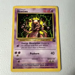 Mewtwo Movie Card Black Star Promo 14 Rare - Image 1