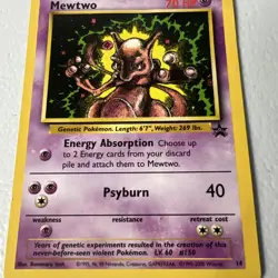 Mewtwo Movie Card Black Star Promo 14 Rare - Image 3