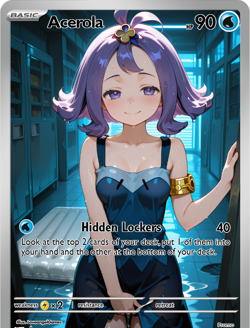 LoveangelGames-Season 2- Custom Card- Waifu Universe- Acerola Locker - Image 1