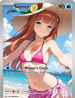 LoveangelGames-Season 2- Custom Card- Waifu Universe- Silence Circle - Image 1
