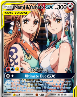 Waifu Series 2-Nami & Yamato - Custom Card- Loveangel Games- - Image 1