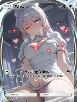 LoveangelGames-Season 4- Custom Card- Waifu Universe-Alisa-Character - Image 1