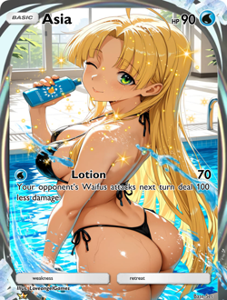 LoveangelGames-Season 4- Custom Card- Waifu Universe-Asia-Character Card - Image 1