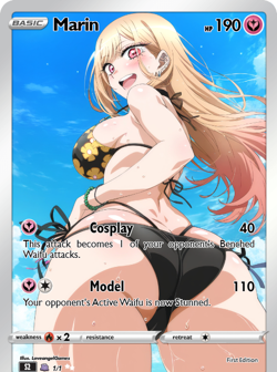 LoveangelGames- Custom Card-Character Set- Marin - Image 1