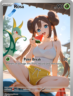 LoveangelGames-Season 2- Custom Card- Waifu Universe-Rosa Break - Image 1